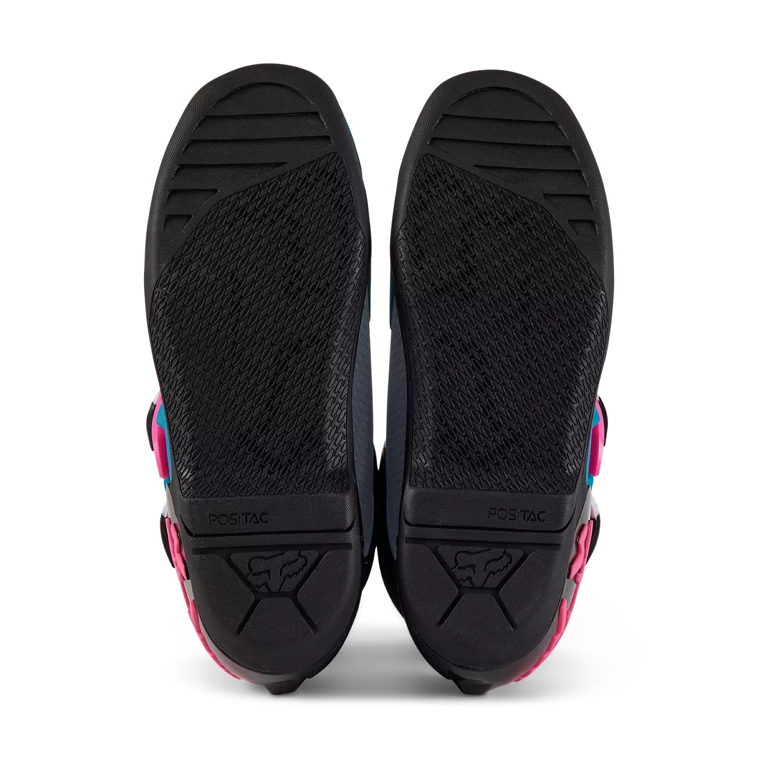 Botas FOX RACING COMP 2025 Mujer Celeste Rosada