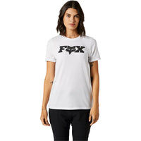 Polera Mujer FOX RACING manga corta BRACER Blanca