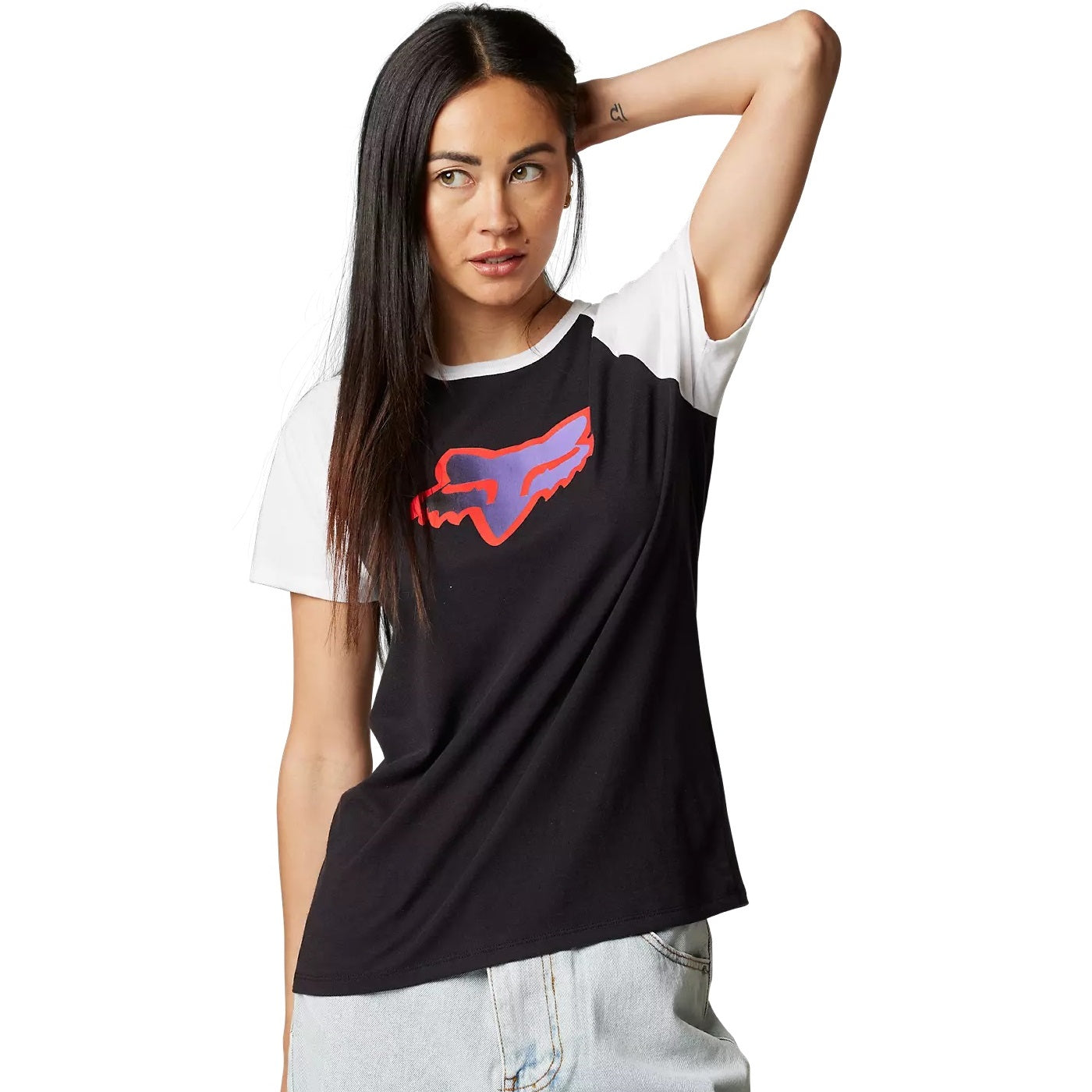 Polera Mujer FOX RACING Raglan Fgmnt Rosada