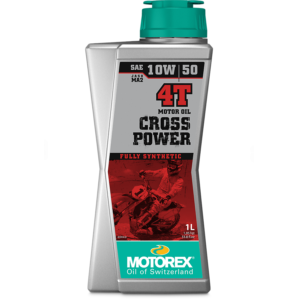 Aceite Motor MOTOREX CROSS POWER 4T 10W/50 JASO MA2 1LT