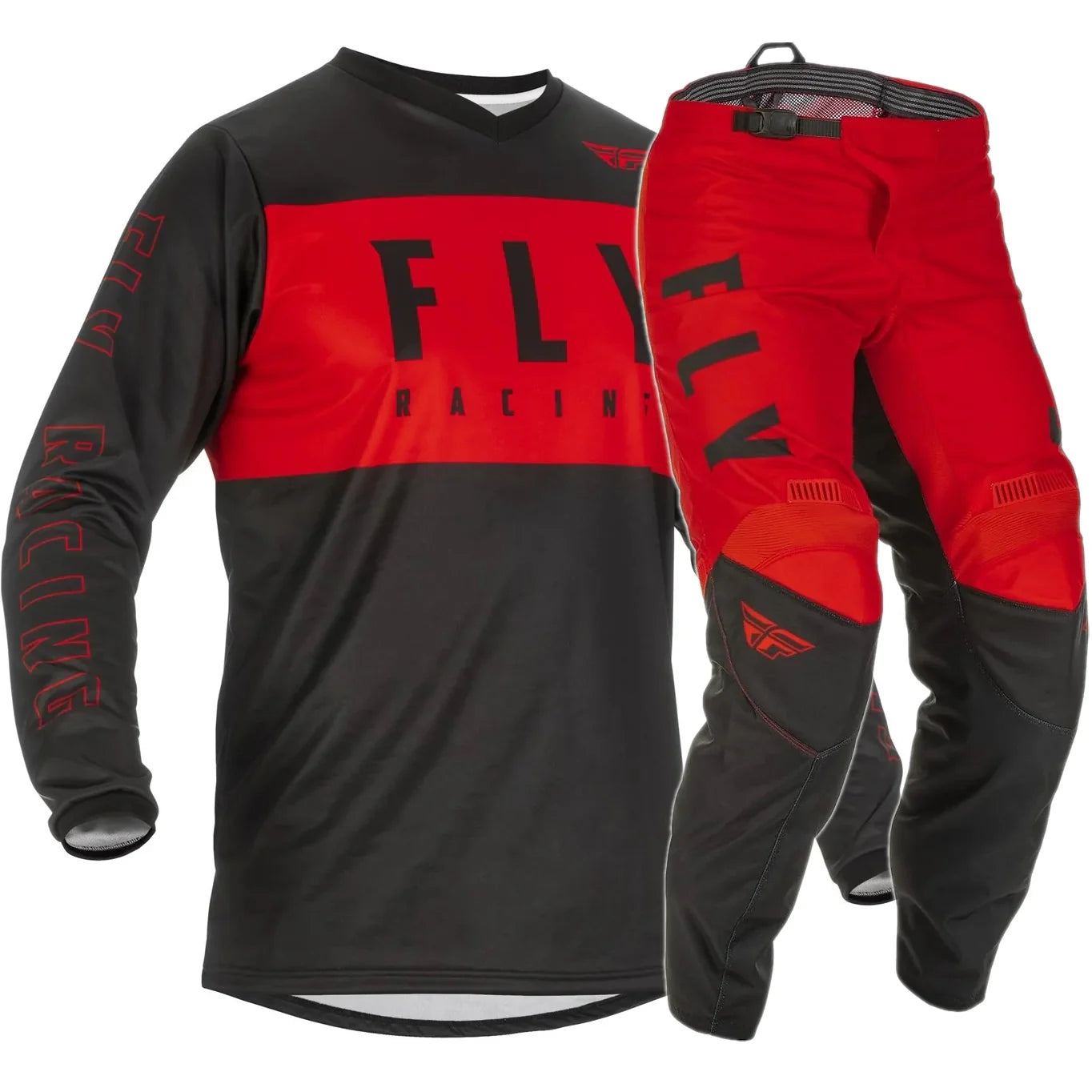 Traje Niño FLY RACING F-16 Rojo Negro