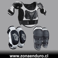 FOX RACING PEEWEE PACK Negro (2 - 7 años)