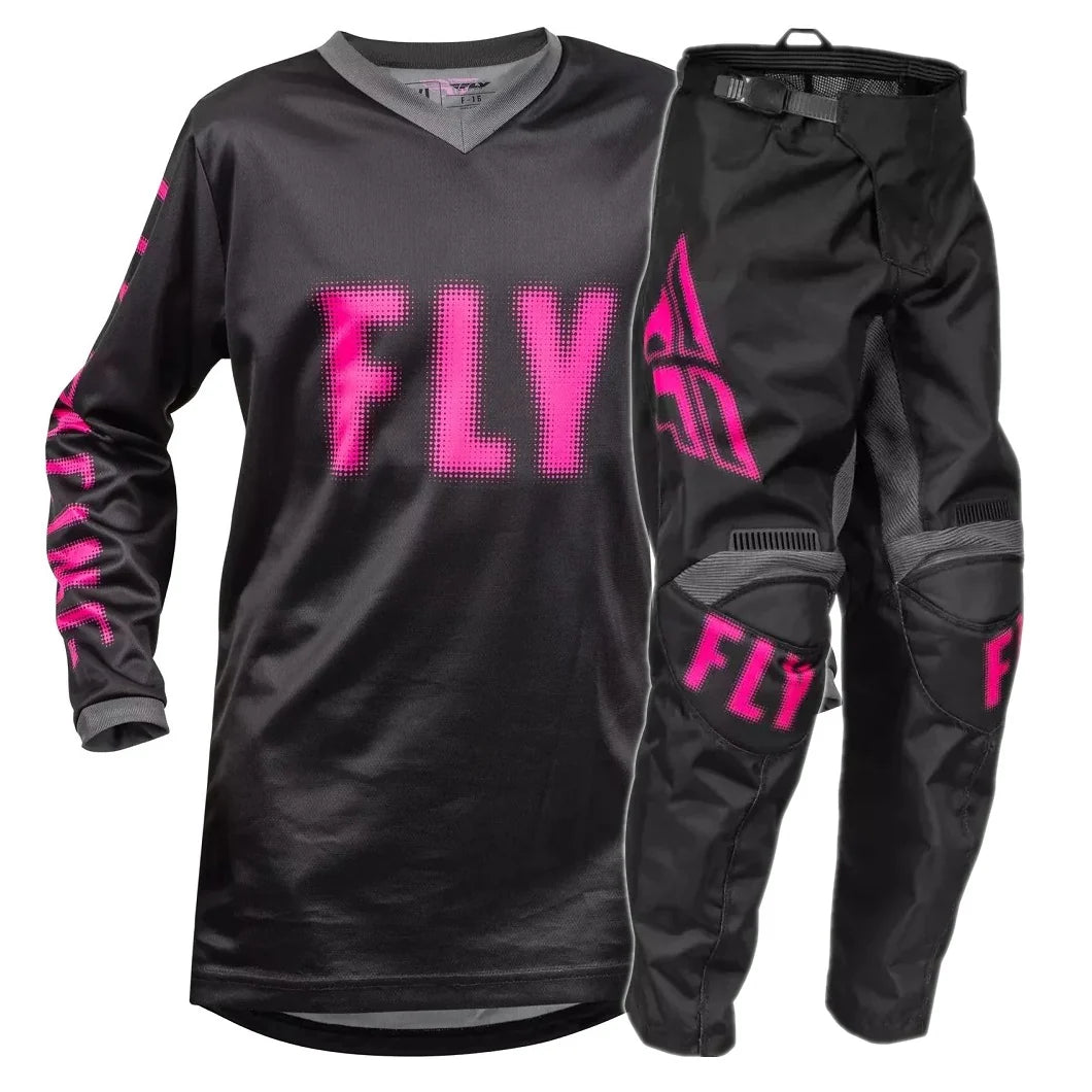 Traje Niña FLY RACING F-16 Rosado