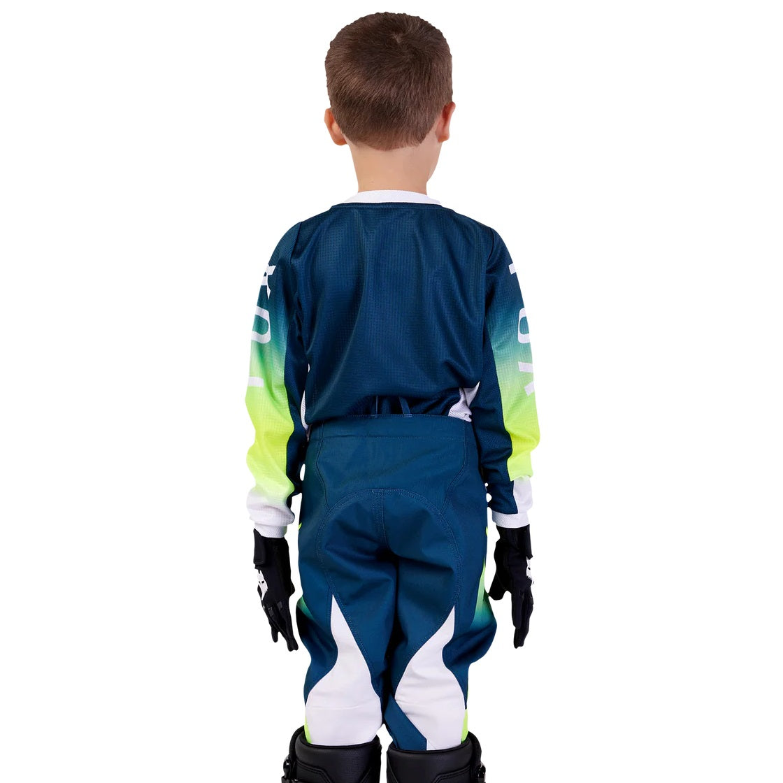 Jersey Infantil FOX RACING 180 FLORA Azul Flúor