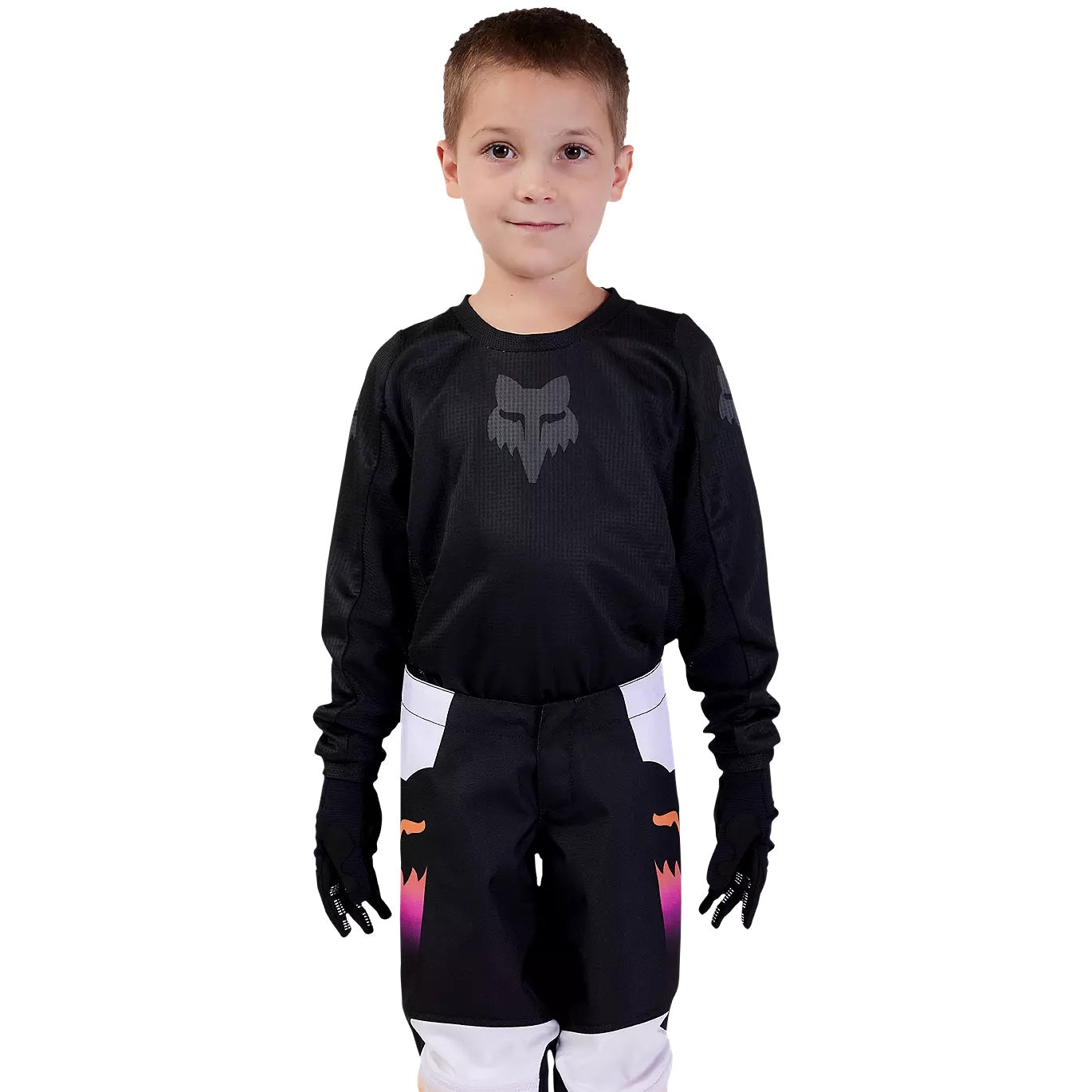 Jersey Infantil FOX RACING 180 BLACKOUT Negra