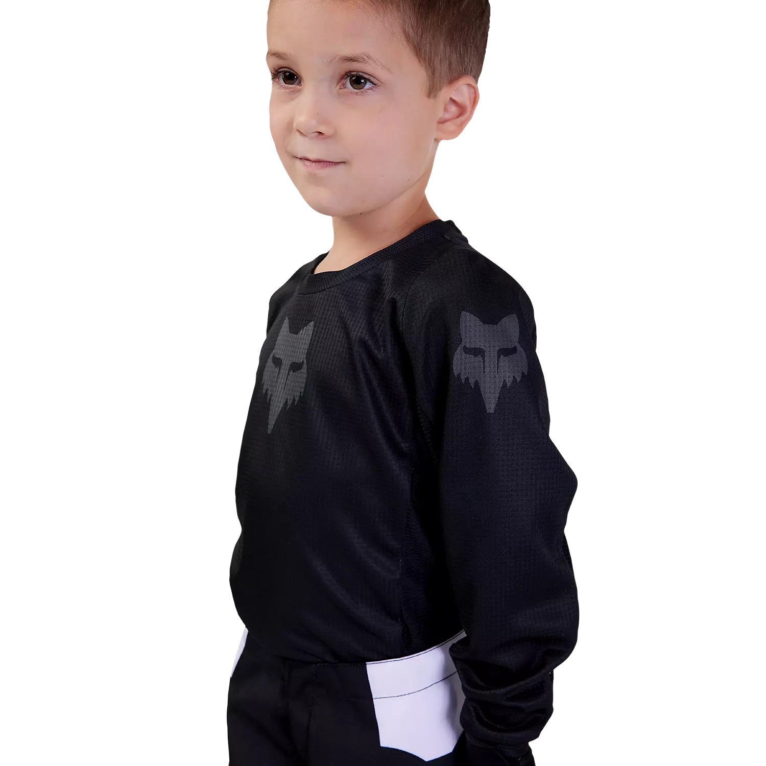 Jersey Infantil FOX RACING 180 BLACKOUT Negra