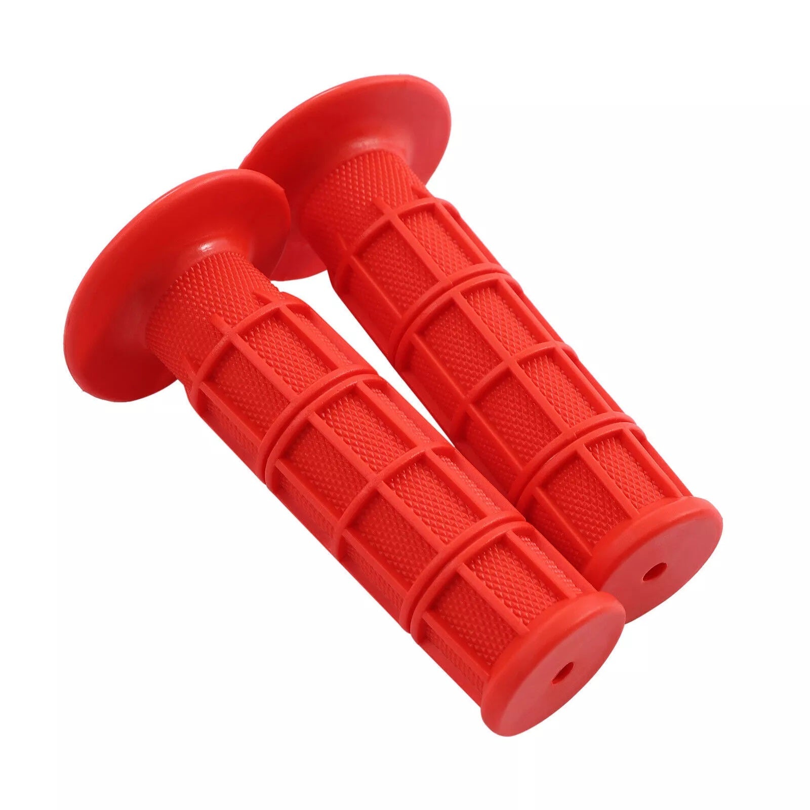 Puño Universal Moto Waffle Rojo