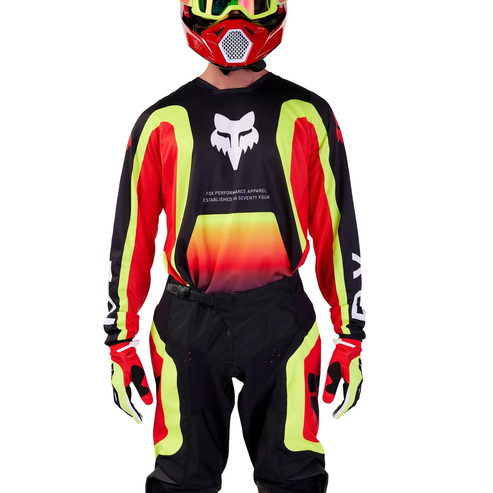 Jersey FOX Racing 180 BALLAST Roja Flúor