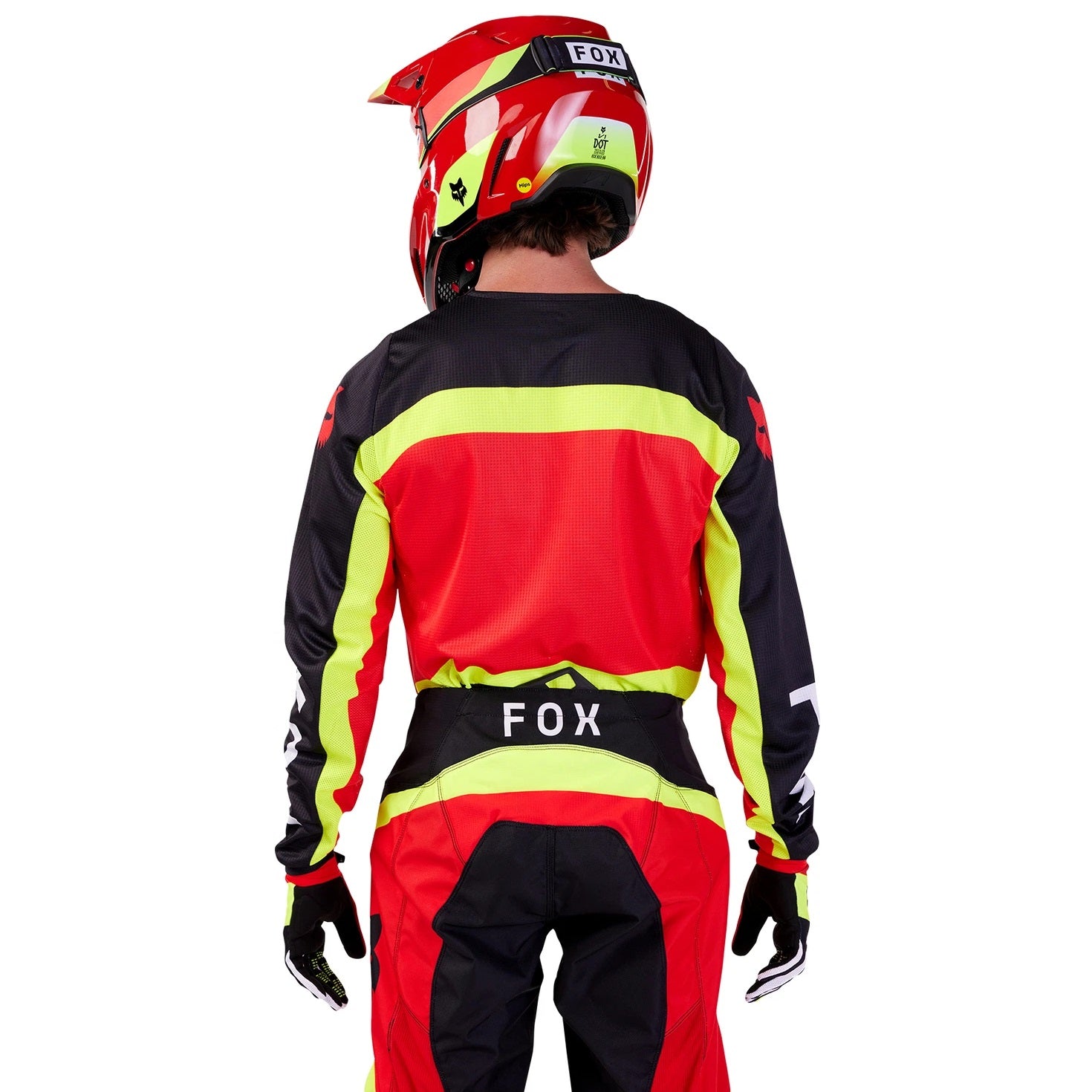 Jersey FOX Racing 180 BALLAST Roja Flúor