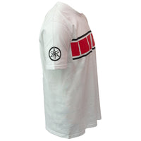 Polera YAMAHA RACING Ribbon Manga Corta Blanca