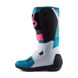 Botas FOX RACING COMP 2025 Mujer Celeste Rosada