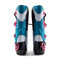 Botas FOX RACING COMP 2025 Mujer Celeste Rosada