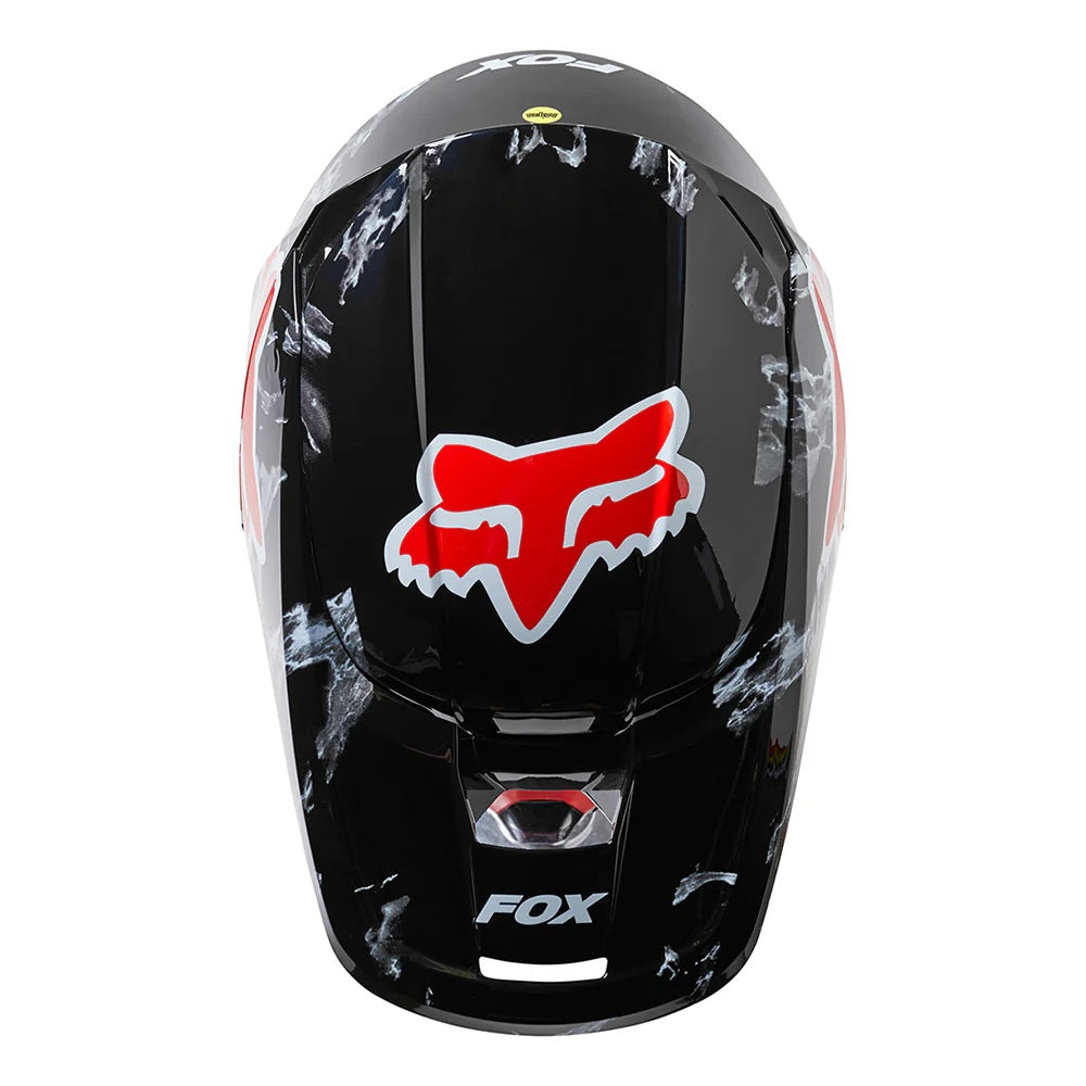 Casco FOX RACING V1 KARRERA Negro