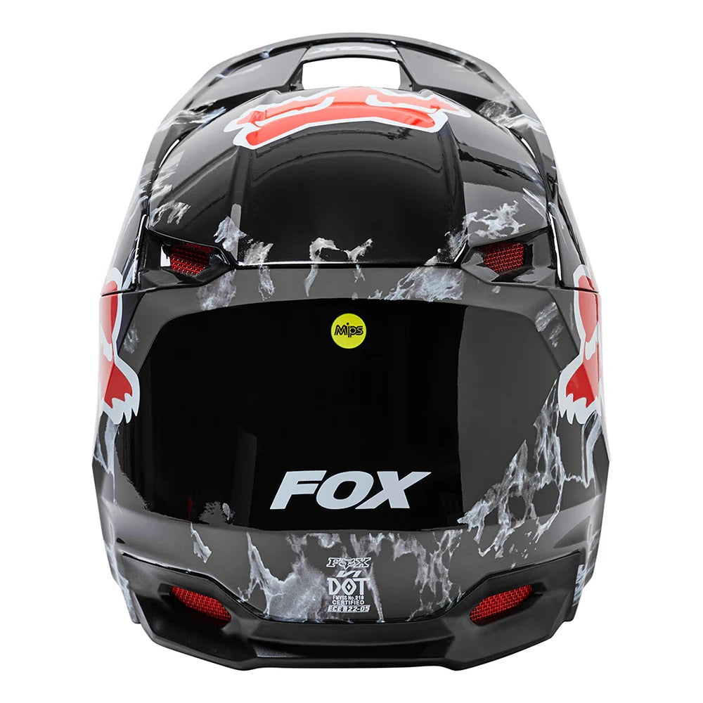 Casco FOX RACING V1 KARRERA Negro
