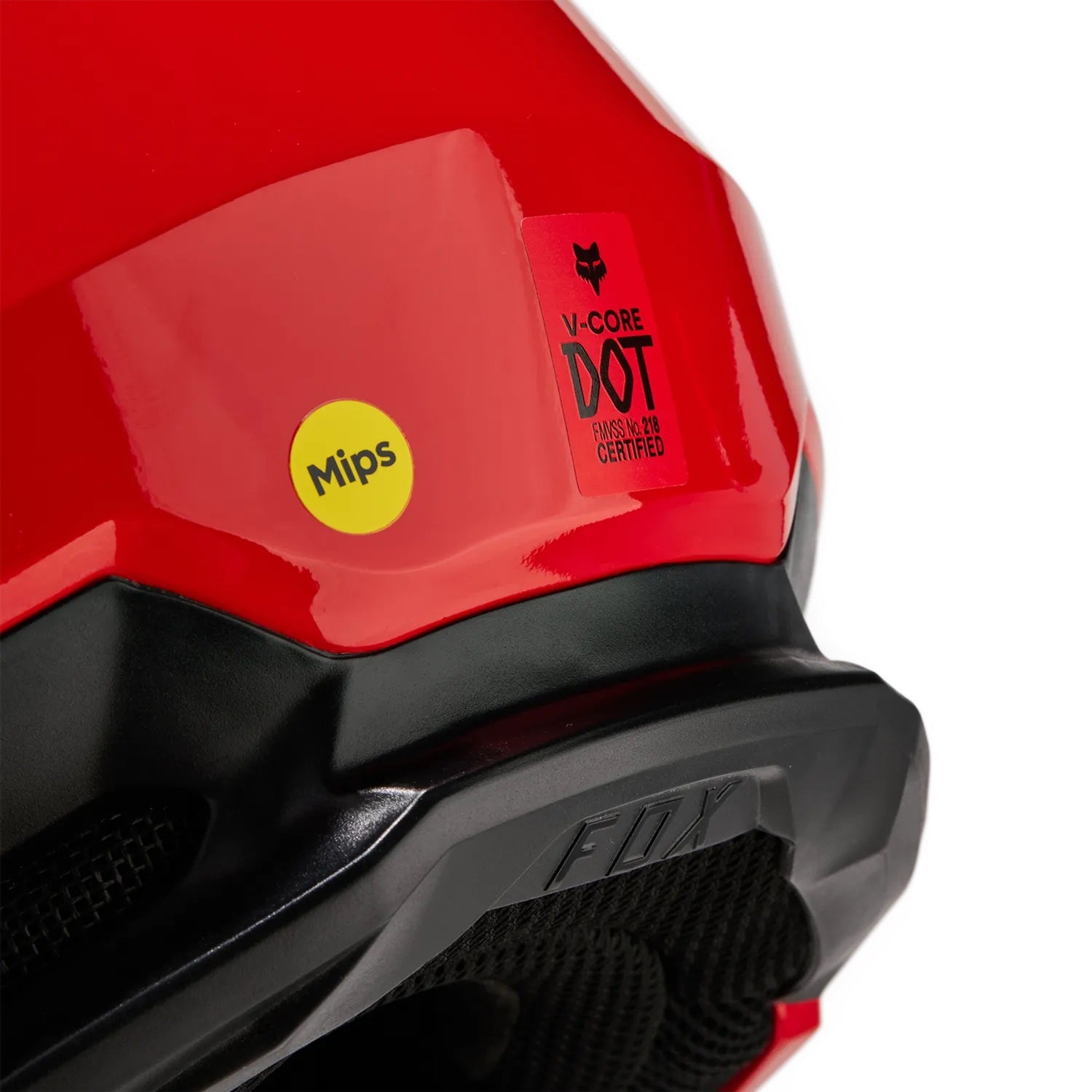 Casco FOX RACING V Core Rojo