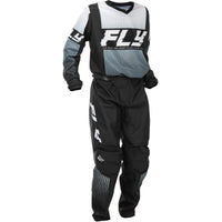 Traje Niño FLY RACING F-16 Blanco Negro