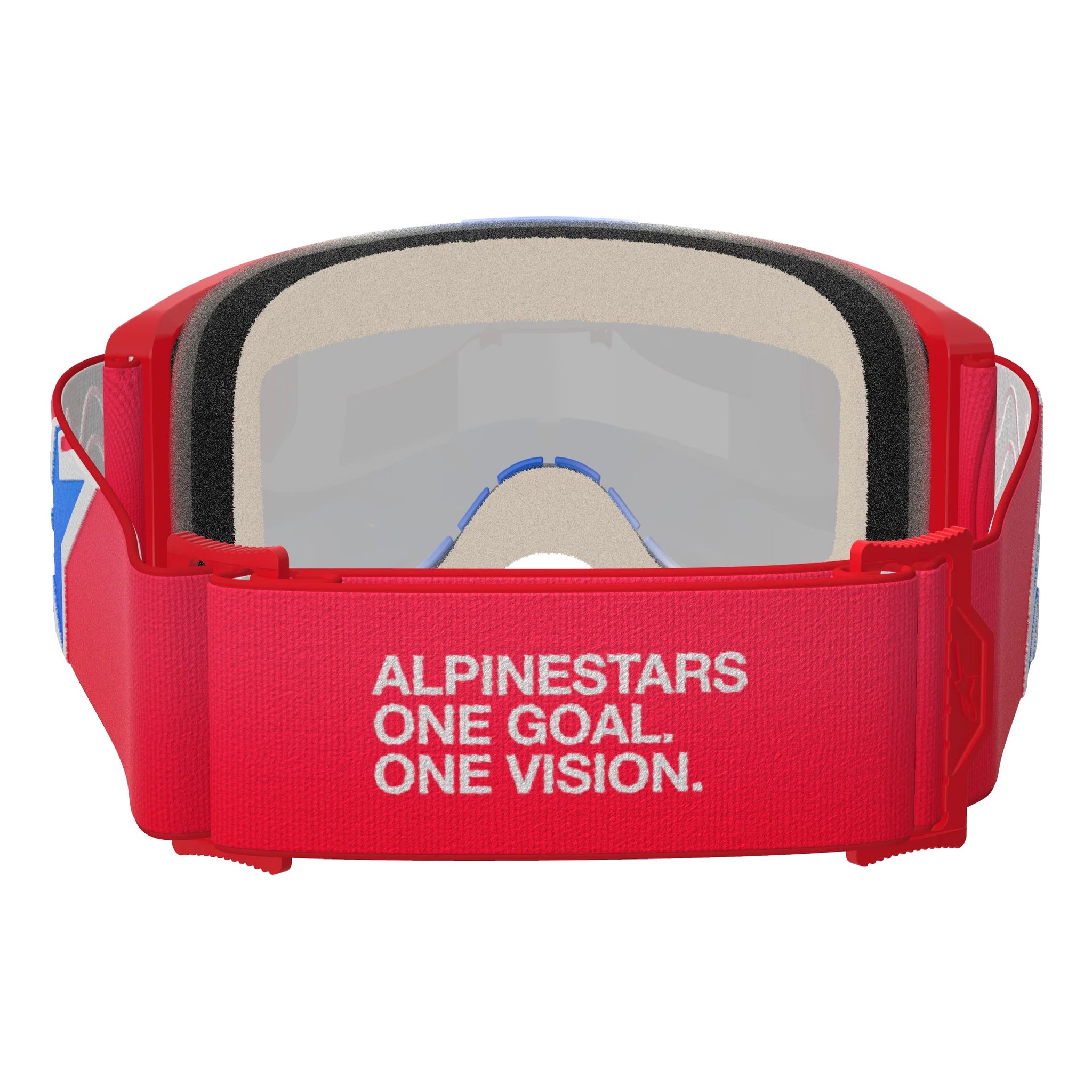 Antiparra ALPINESTARS Vision 5 CORP Espejada Roja Azul