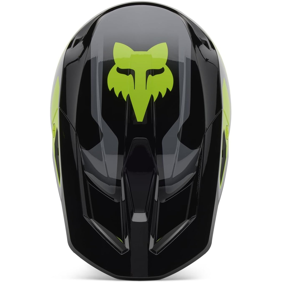 Casco FOX RACING V1 Lean Amarillo Flúor