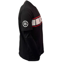 Polera YAMAHA RACING Ribbon Manga Corta Negra