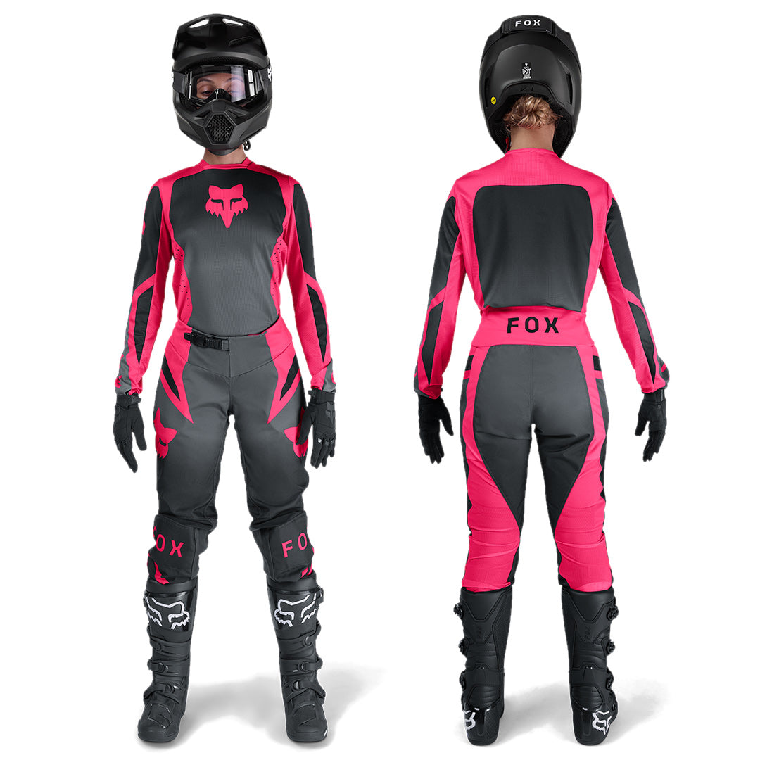 Traje Mujer FOX RACING 180 SHIELD Negro Rosado