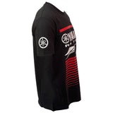 Polera YAMAHA RACING Manga Corta Negra