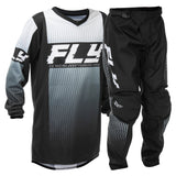 Traje Niño FLY RACING F-16 Blanco Negro