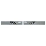 Antiparra FLY RACING FOCUS Gris Blanca - Mica transparente