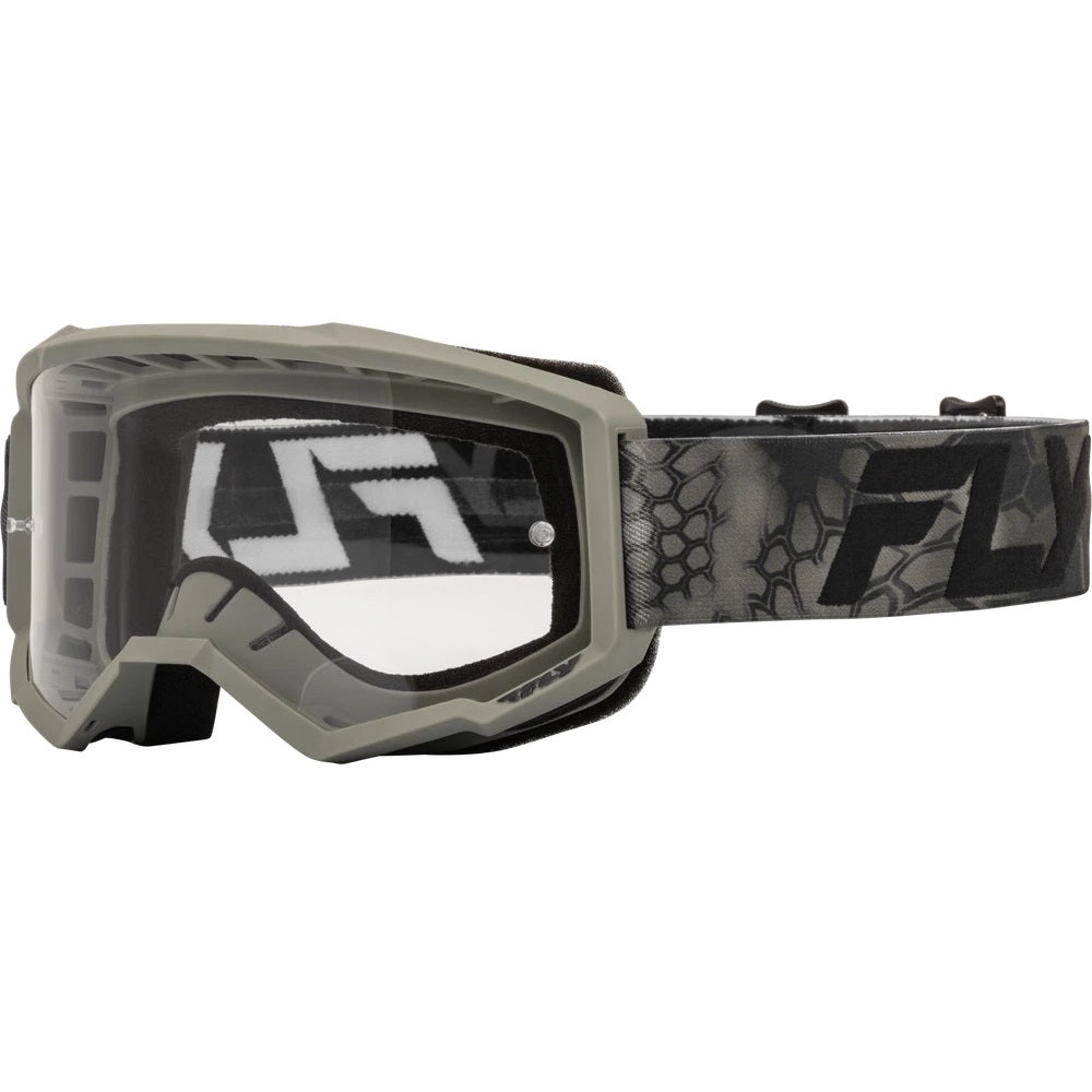 Antiparra FLY RACING FOCUS KRYPTEK Limited - Mica transparente