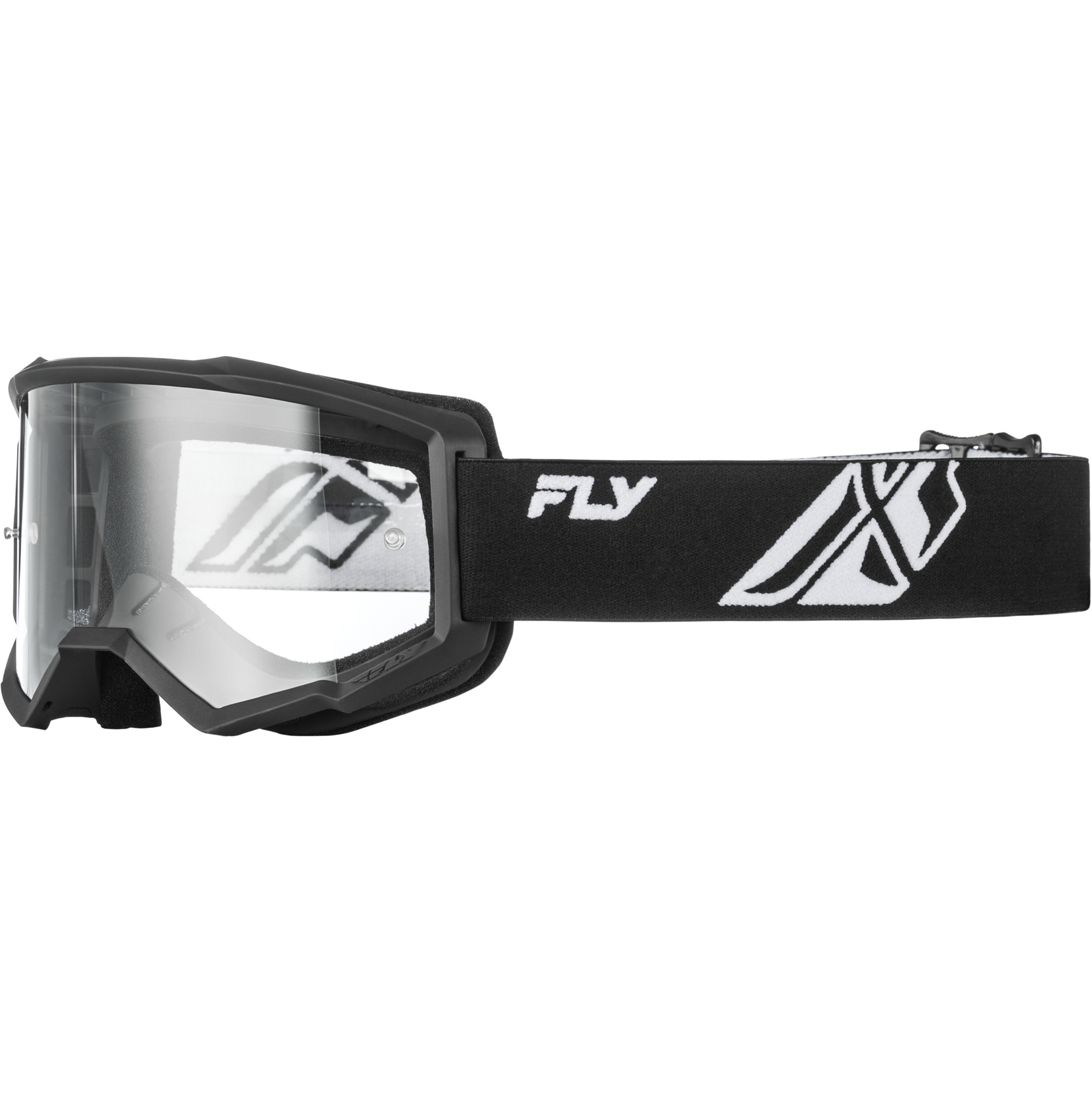 Antiparra FLY RACING FOCUS Negra - Mica transparente
