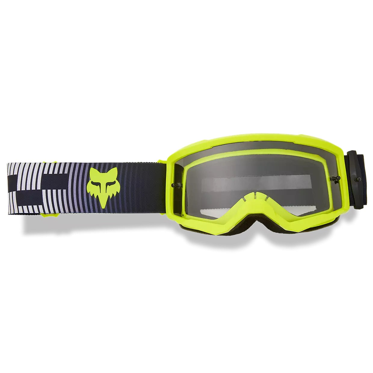 Antiparra Niño FOX RACING MAIN COLLECT Negra Flúor - Mica Transparente