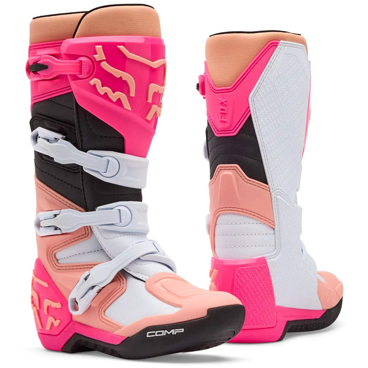 Botas FOX RACING COMP 2026 Mujer Rosada