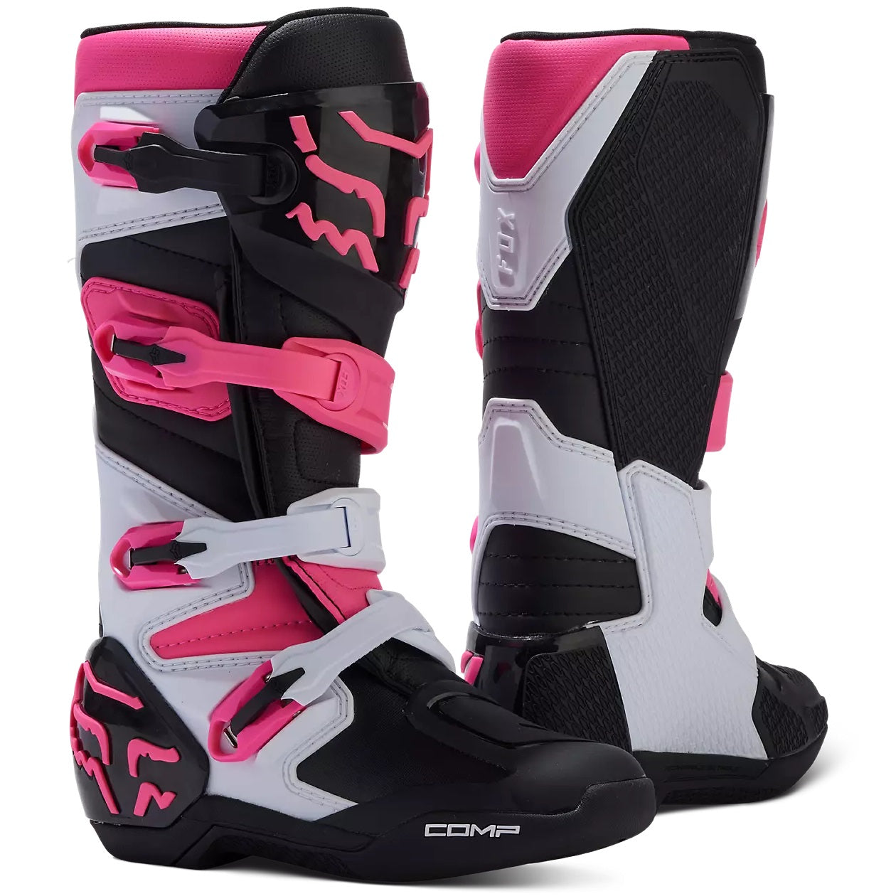 Botas FOX RACING COMP 2025 Mujer Negra Rosada