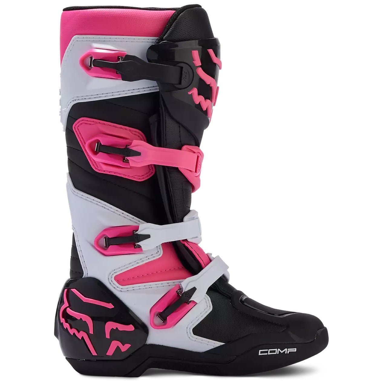 Botas FOX RACING COMP 2025 Mujer Negra Rosada