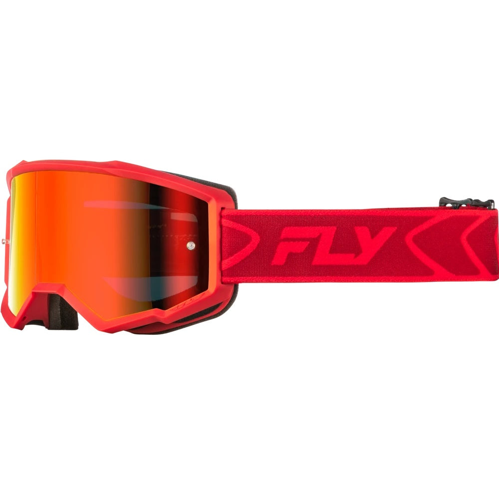 Antiparra FLY RACING ZONE Espejada Roja