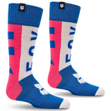 Calcetas Niña FOX RACING 180 COLLECT Celeste Rosadas