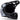 Casco FOX RACING V1 Lean Negro Blanco