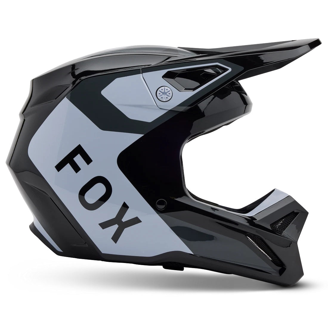 Casco FOX RACING V1 Lean Negro Blanco