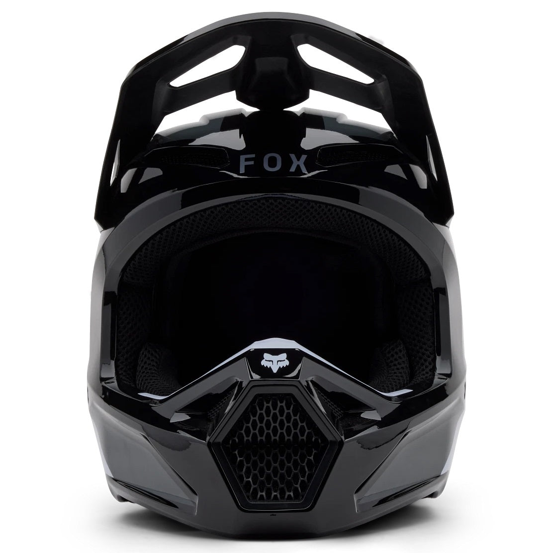 Casco FOX RACING V1 Lean Negro Blanco