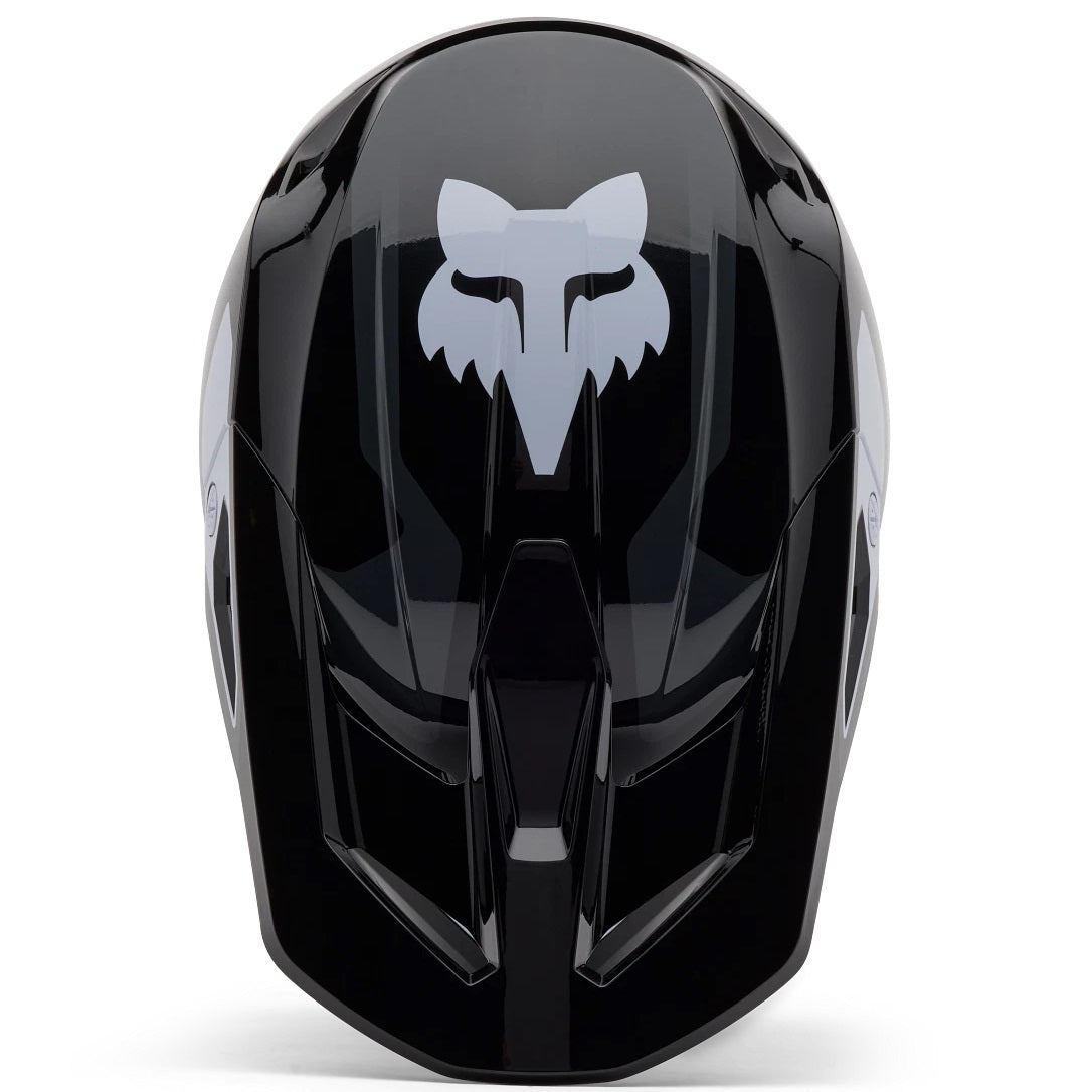 Casco FOX RACING V1 Lean Negro Blanco