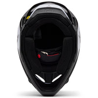 Casco FOX RACING V1 Lean Negro Blanco
