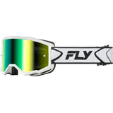 Antiparra FLY RACING ZONE Espejada Blanca