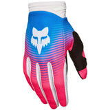Guantes Niña FOX RACING 180 COLLECT Celeste Rosado (2-12 años)
