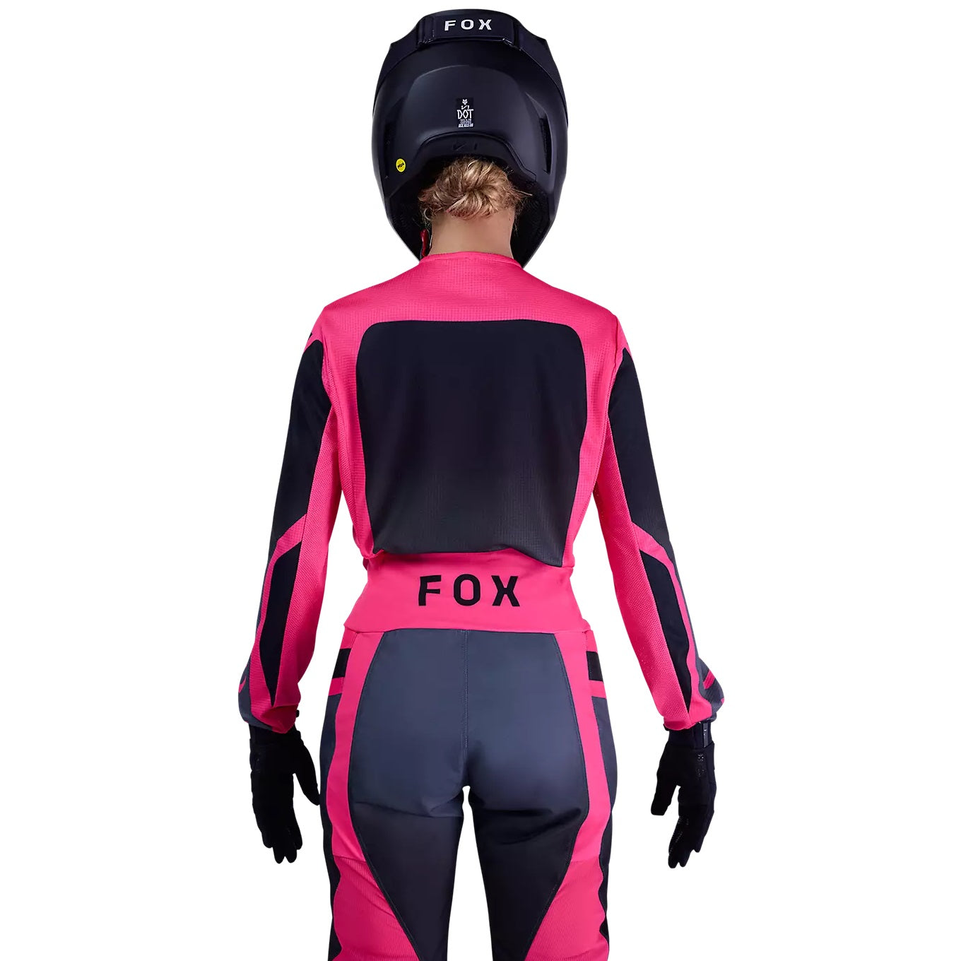 Traje Mujer FOX RACING 180 SHIELD Negro Rosado