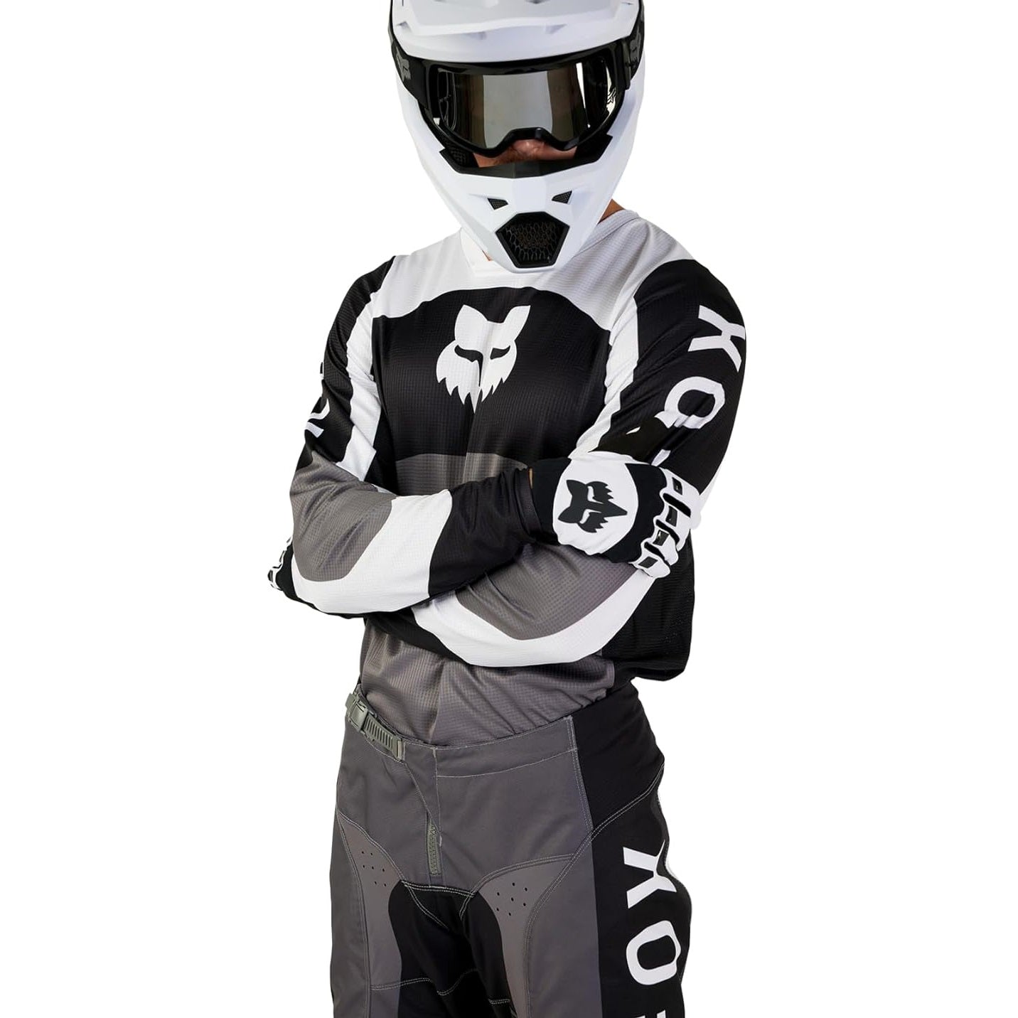Jersey FOX Racing 180 NITRO Negra Blanca
