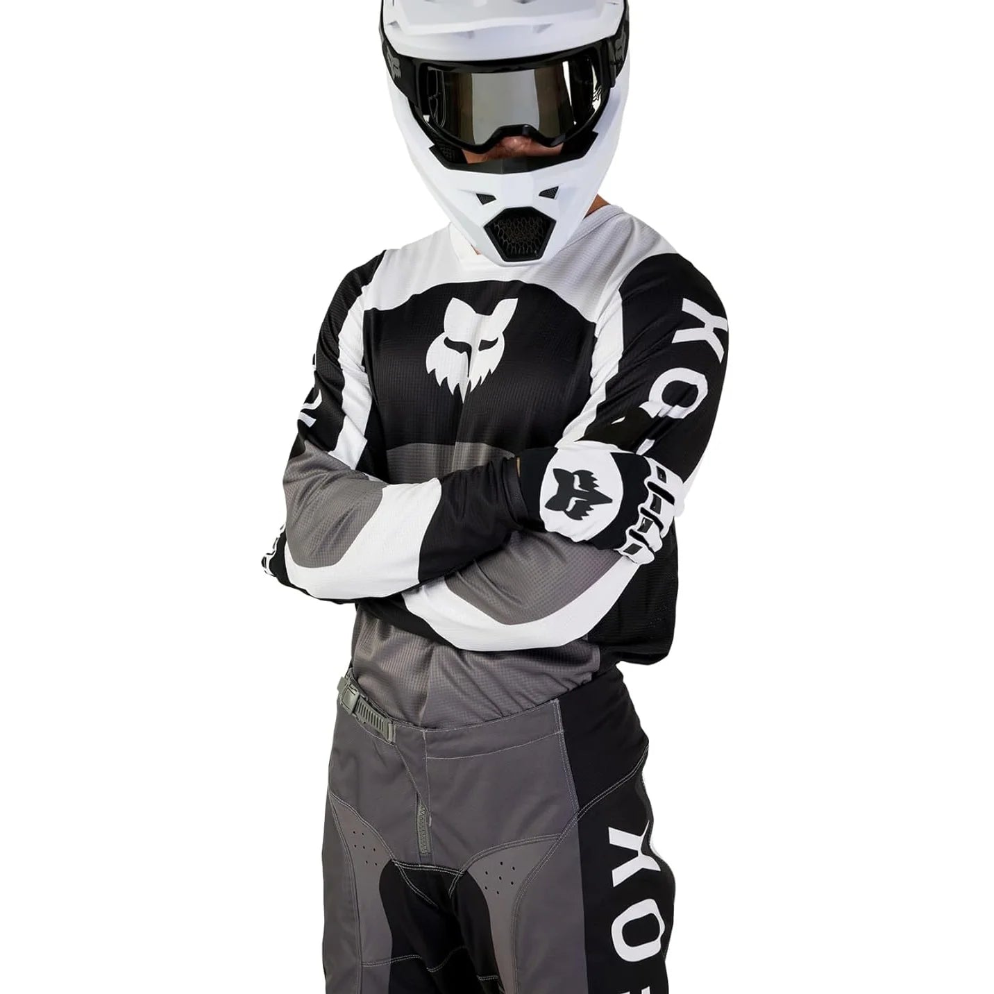 Traje FOX RACING 180 NITRO Negro Blanco