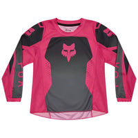 Jersey Infantil FOX RACING 180 SHIELD Negra Rosada
