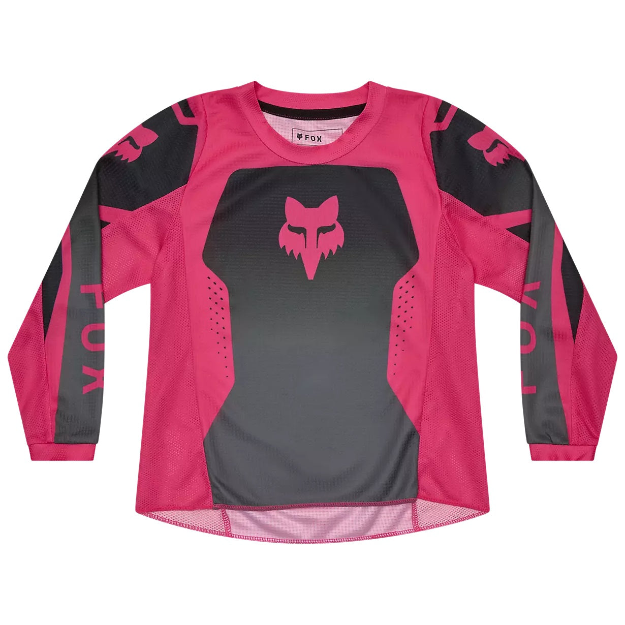 Jersey Infantil FOX RACING 180 SHIELD Negra Rosada