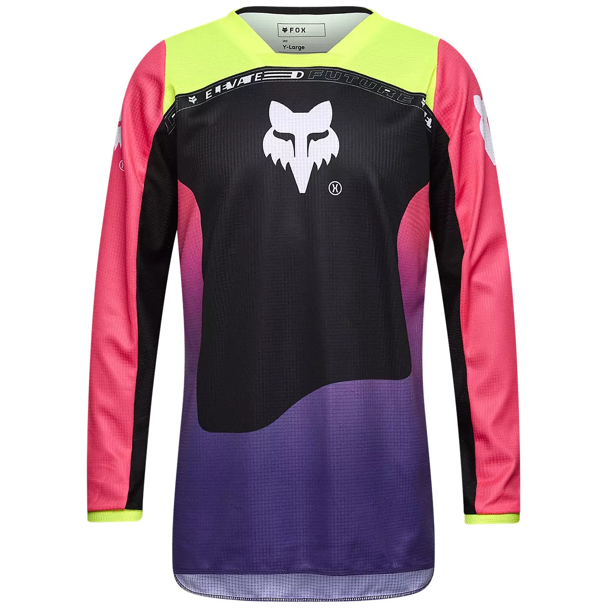 Jersey Niño FOX RACING 180 ELEVATED Negra Flúor