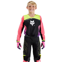 Jersey Niño FOX RACING 180 ELEVATED Negra Flúor