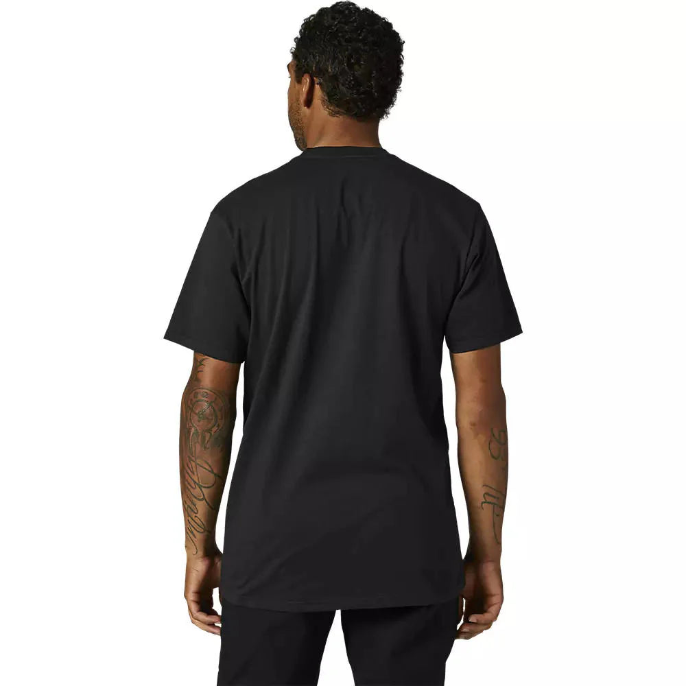 Polera FOX RACING Manga Corta LEGACY HEAD Negra